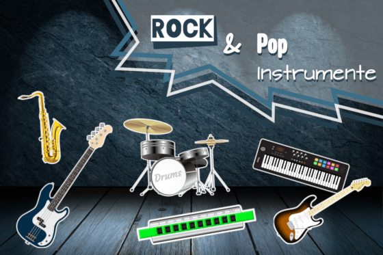 musikinstrumente pop rock musik
