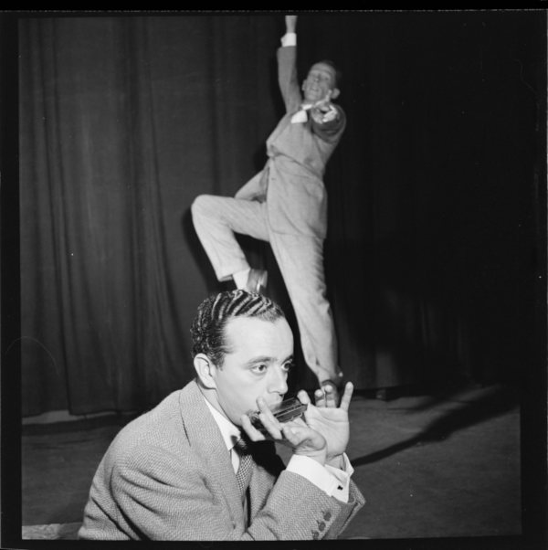 Porträt von Larry Adler und Tänzer Paul Draper, 1947 Portrait Larry Adler und Paul Draper