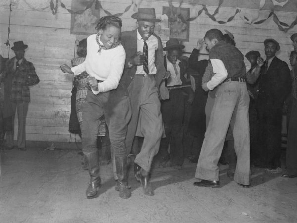 Tanzende in Blues-Club, 1939 Blues-Club, Tanzfläche, Tanzende