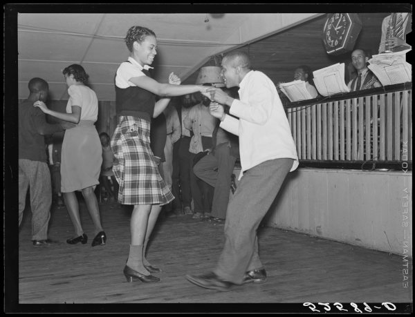 Tanzende in Blues-Club, 1939 Blues-Club, Tanzfläche, Tanzende