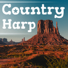 Country und Western Harp spielen Landschaft Monument Valley