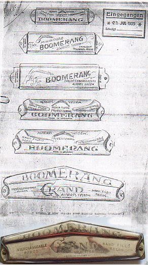 Australia Boomerang Harmonica, C.A.Seydel Australia Boomerang Harmonica, C.A.Seydel