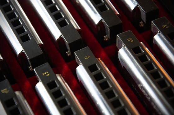 mundharmonika tonarten harps koffer