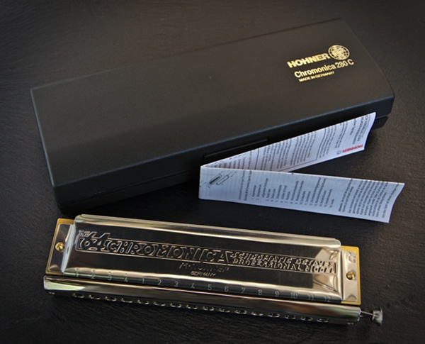 mundharmonika hohner 64 chromonica III 280 c unboxing lieferumfang