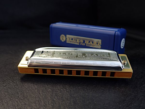 Hohner Blues Harp MS vor Transport-Aufbewahrung