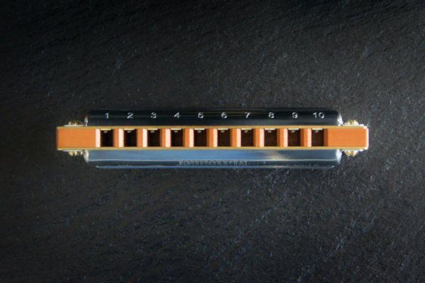 Hohner Marine Band Deluxe: Frontansicht mit Kanzellenöffnungen