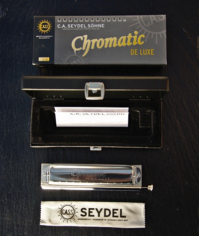 mundharmonika seydel chromatic deluxe unboxing lieferumfang